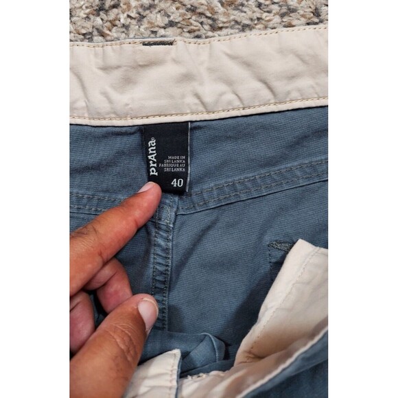 Prana Gray Men’s Flat Front Shorts | 40 - Picture 3 of 6